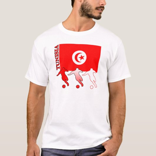 Soccer Tunesië Licht T-shirt (Voorkant)