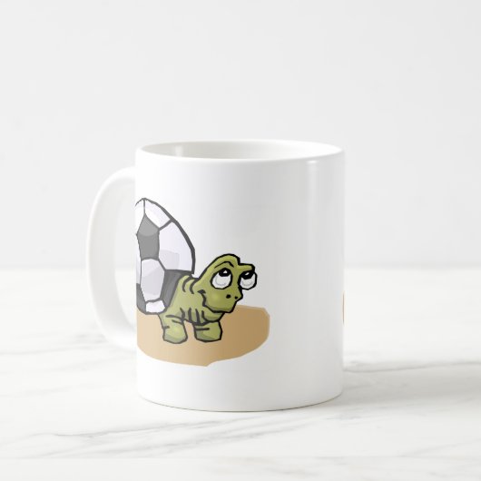 Soccer Turtle Koffiemok (Voorkant links)