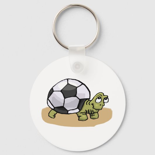 Soccer Turtle Sleutelhanger (Voorkant)