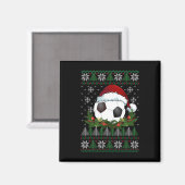 Soccer Ugly Kerstkerstkerstkerstkerstkerstkerstker Magneet (Voorkant / Achterkant)