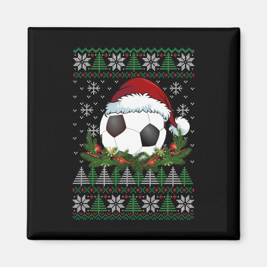 Soccer Ugly Kerstkerstkerstkerstkerstkerstkerstker Magneet (Voorkant)