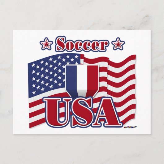 Soccer USA Briefkaart (Voorkant)