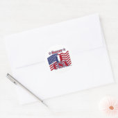 Soccer USA Ronde Sticker (Envelop)