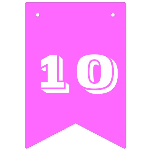 Soccer verjaardagsbanner meisjes roze partijthema vlaggetjes (Tweede vlag)