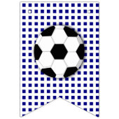 Soccer verjaardagscar coole jongens marinepartij vlaggetjes (Derde vlag)