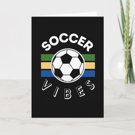 Soccer Vibes Bedankkaart (Voorkant)