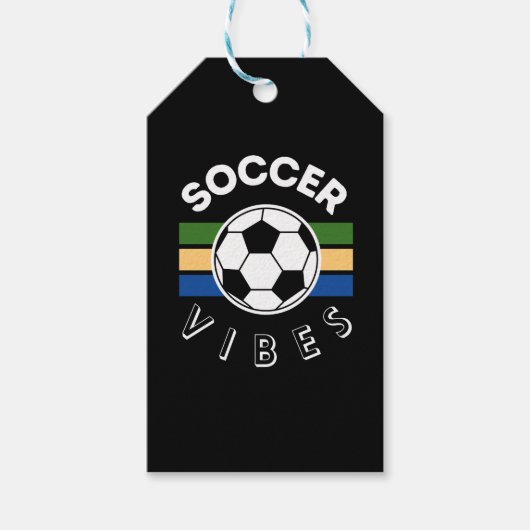Soccer Vibes Cadeaulabel (Voorkant)