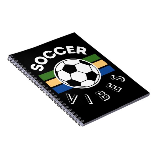 Soccer Vibes Notitieboek (Rechterzijde)