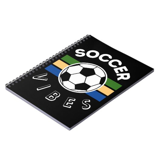 Soccer Vibes Notitieboek (Linkerzijde)