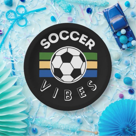 Soccer Vibes Papieren Bordje (Feest)