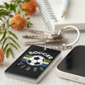 Soccer Vibes Sleutelhanger (Voorkant Rechts)