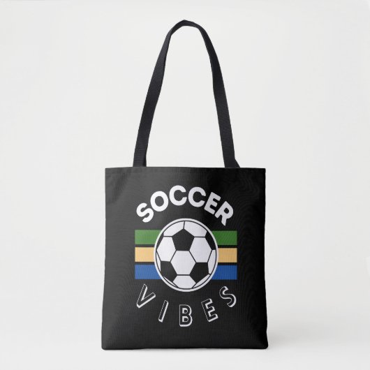 Soccer Vibes Tote Bag (Voorkant)