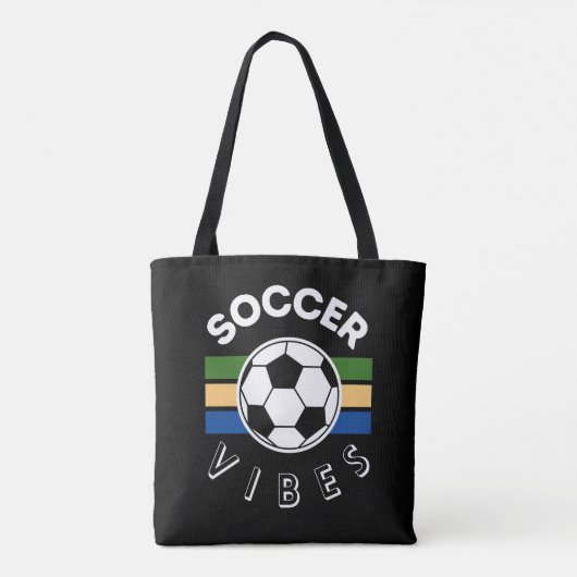 Soccer Vibes Tote Bag (Achterkant)