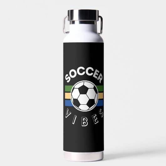 Soccer Vibes Waterfles (Voorkant)