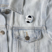 soccer with your name on it ronde button 3,2 cm (In situ)
