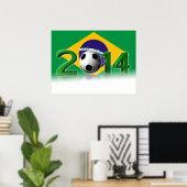 Soccer World Championship 2014 Poster (Thuiskantoor)
