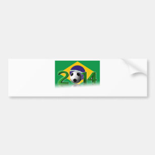Soccer World Cup 2014 Bumpersticker