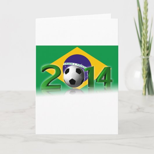 Soccer World Cup 2014 Kaart (Voorkant)