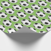 Soccer Wrapping Paper Cadeaupapier (Hoek)