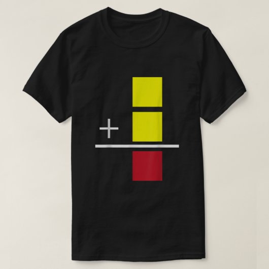 Soccer Yellow Red Card Referee Funny Sportlovers T-shirt (Design voorkant)
