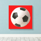 Soccerball Canvas Afdruk (Insitu (Houten vloer))