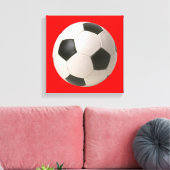 Soccerball Canvas Afdruk (Insitu (Woonkamer))
