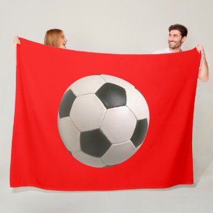 Soccerball Fleece Deken