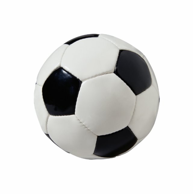 Soccerball - fotosculptuur fotobeeldje sleutelhanger (Voorkant)