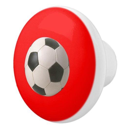 Soccerball Keramische Knop (Rechts)