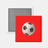 Soccerball Magneet (Voorkant / Achterkant)