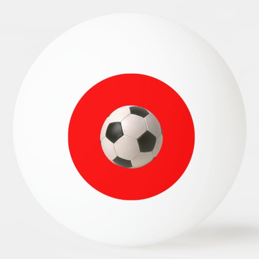 Soccerball Pingpongbal (Achterkant)