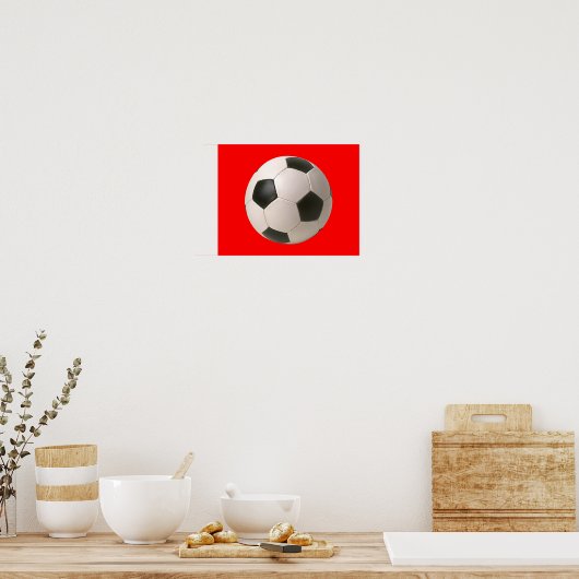 Soccerball Poster (Keuken)