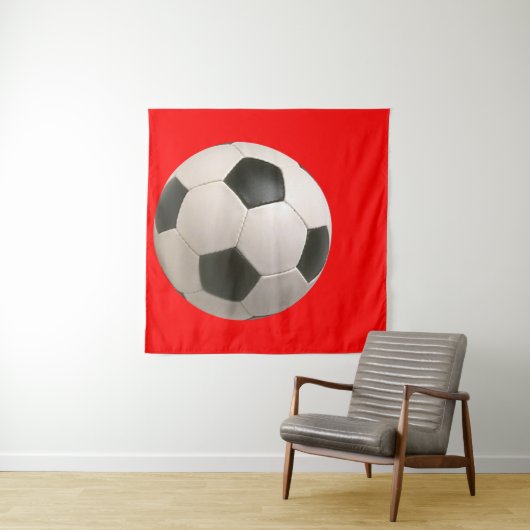 Soccerball Wandkleed (In Situ (horizontaal))