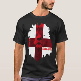 Socceream Engeland Nationale Trots Leeuw Vlag fami T-shirt