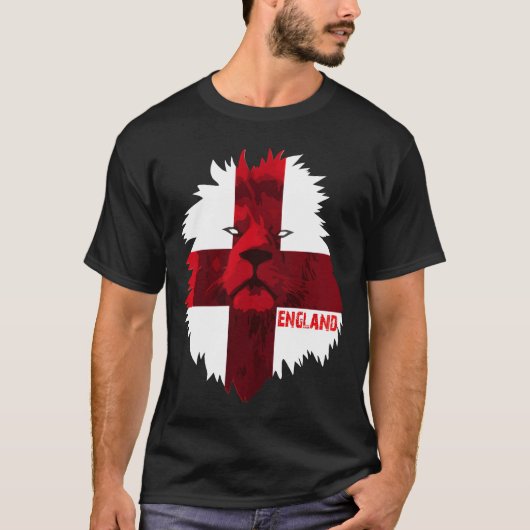 Socceream England National Pride Lion Flag family T-shirt (Voorkant)