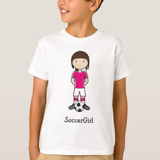 SoccerGirl T-shirt (Voorkant)