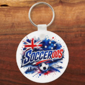 Socceroos - Australische nationale team bijnaam Sleutelhanger (Voorkant)