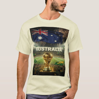 Socceroos Glorie Onder Vuurwerk T-shirt