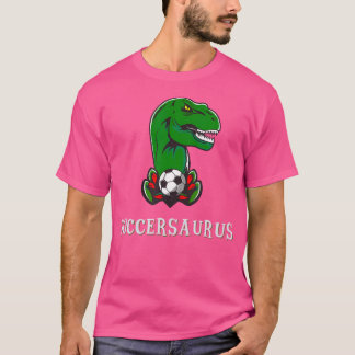 Soccersaurus Voetballer Dinosaur T-Rex Boys Kind T-shirt