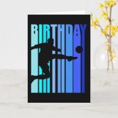 Soccor Birthday Player Mannen Boys Inspirerend Kaart (Gele Bloem)