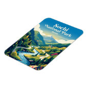 Sochi Nationaal Park Rusland Magneet (Linkerzijde)