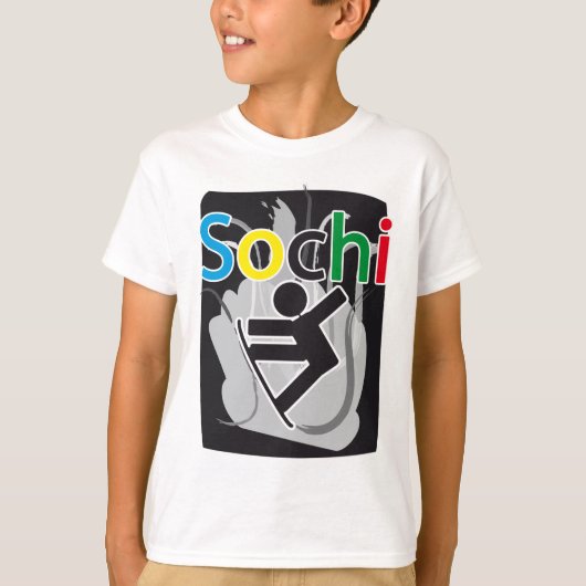 sochi snowboarden t-shirt (Voorkant)
