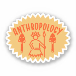 Sociaal Antropologie, Antropologiestudent   Sticker
