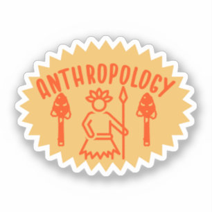 Sociaal Antropologie, Antropologiestudent   Sticker