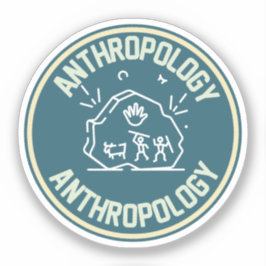 Sociaal Antropologie, Antropologiestudent Sticker