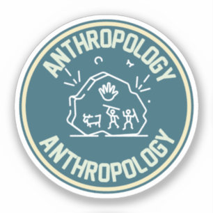 Sociaal Antropologie, Antropologiestudent Sticker