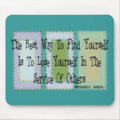 Sociaal Arbeider (Mahandas Gandhi Quote) Muismat (Voorkant)