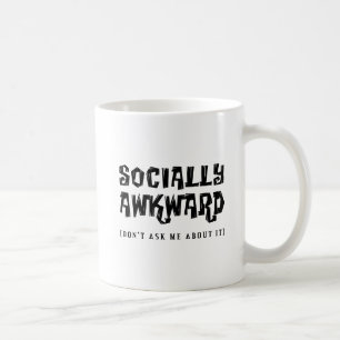 Sociaal Awkward Funny Mug Koffiemok