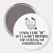 Sociaal Awkward Magnet (Voorkant / Achterkant)