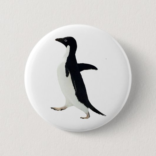 Sociaal Awkward Penguin Ronde Button 5,7 Cm (Voorkant)
